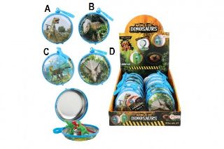 Obrázek z Peněženka na klíče dinosaurus kov/plast 8cm 2 barvy 